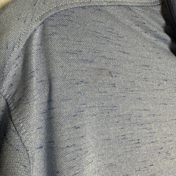 Men’s Walter Hagen 11 Majors Light Blue Heathered Short Sleeve Golf Polo Large - Picture 5 of 9
